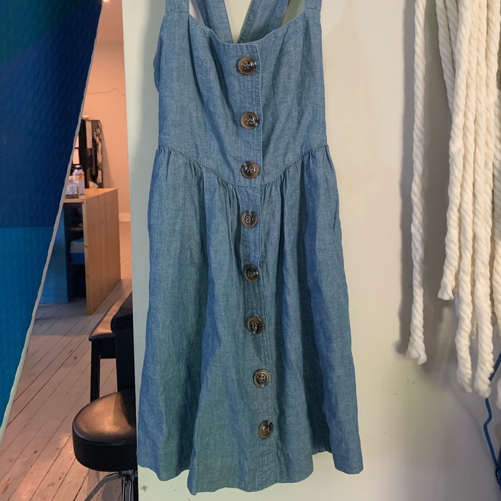 Denim short tank top spring / summer / fall dress